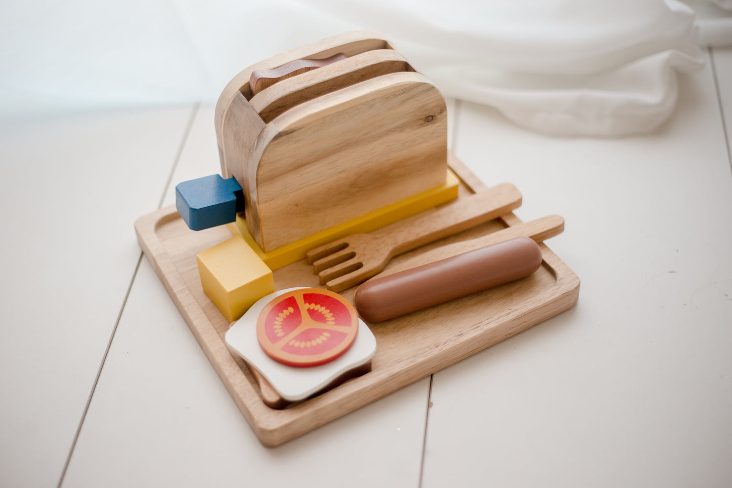מצנם מעץ - Qtoys