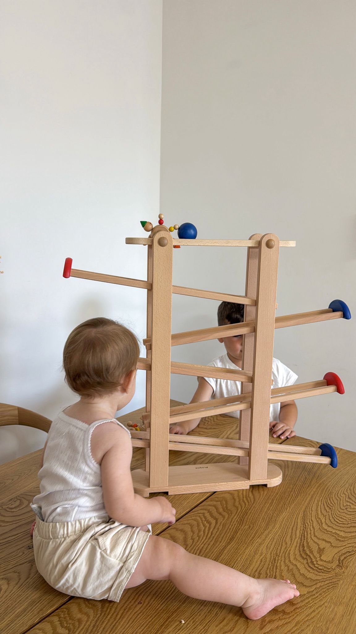 מדרון מעץ - דגם שמחה - PlayMe Toys