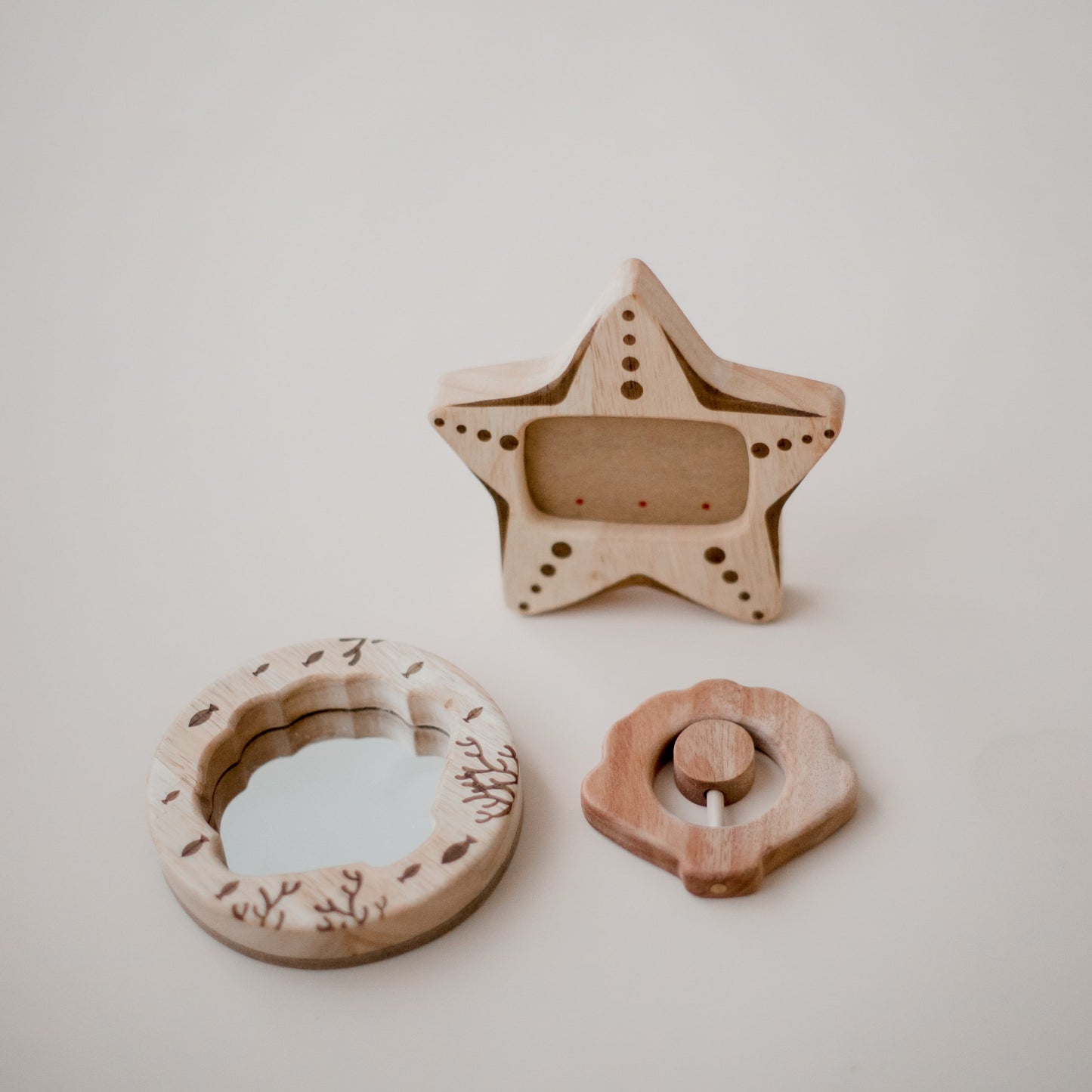 מארז מעץ לתינוק - לחישת אוקיינוס - Qtoys