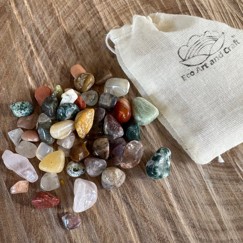 אבני חן - אבני אגט בהרמוניה - Eco Art and Craft