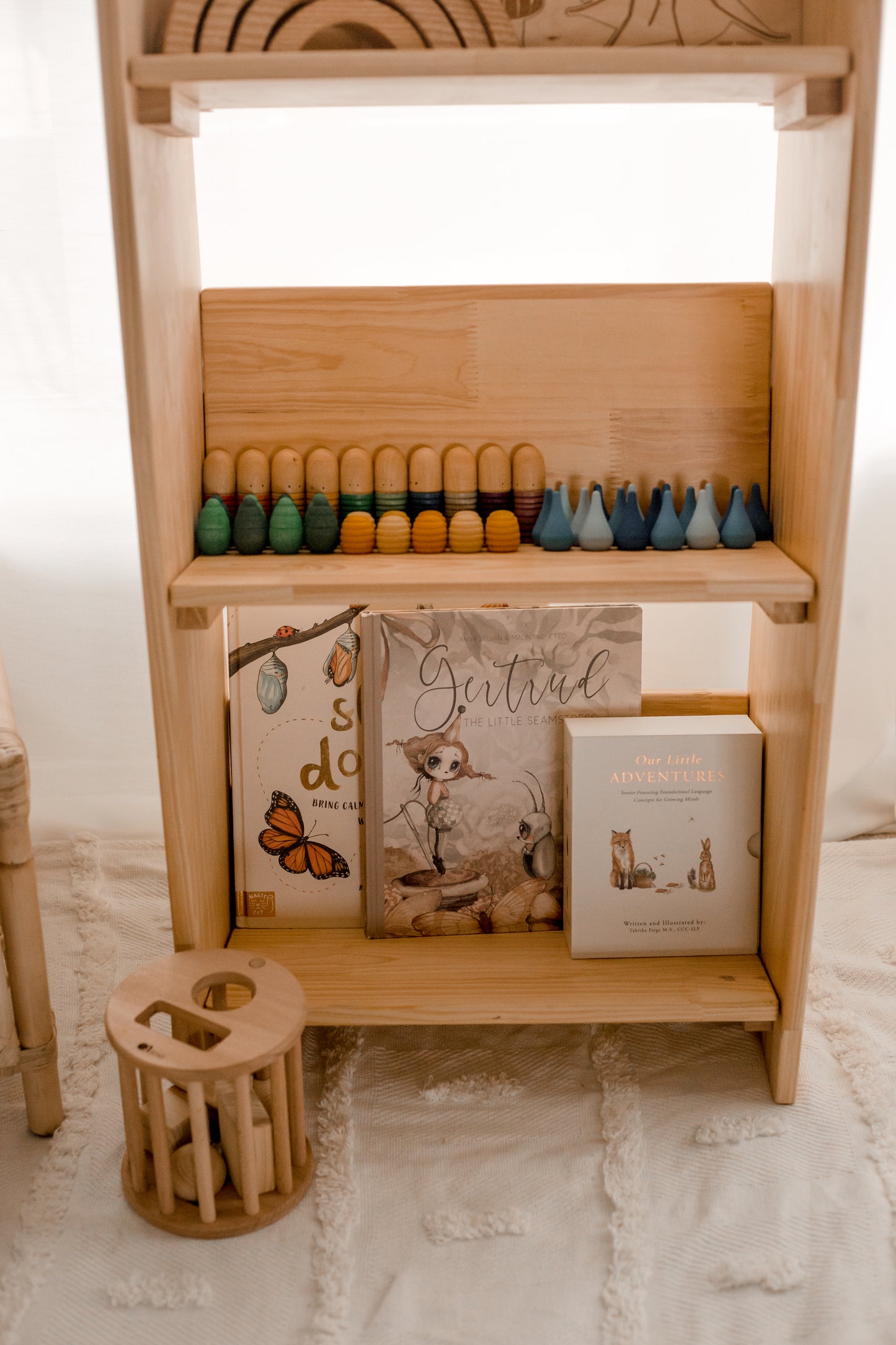 שידה תלת קומתית מעץ מלא - Qtoys