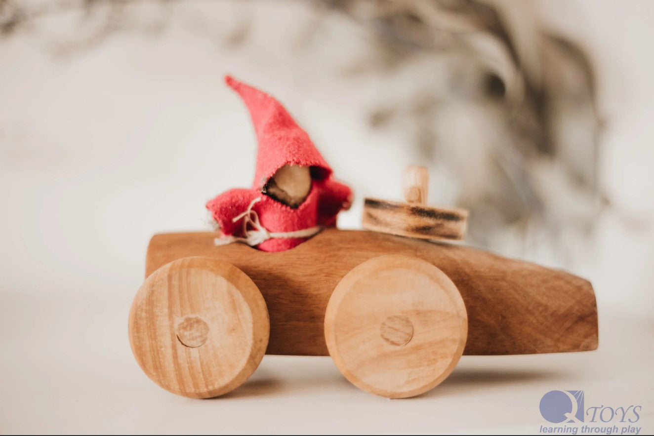 מכונית מרוץ מעץ - Qtoys