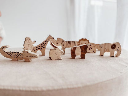 בעלי חיים מעץ - Qtoys