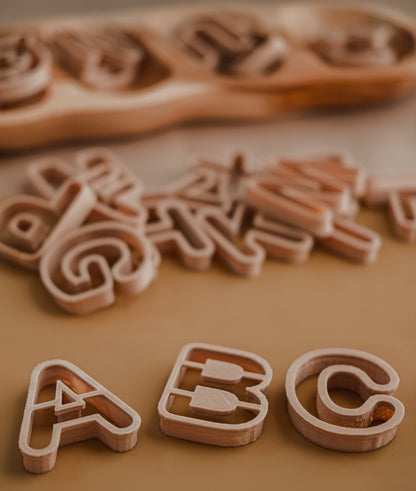 חותכנים לבצק משחק - ABC - Kinfolk Pantry