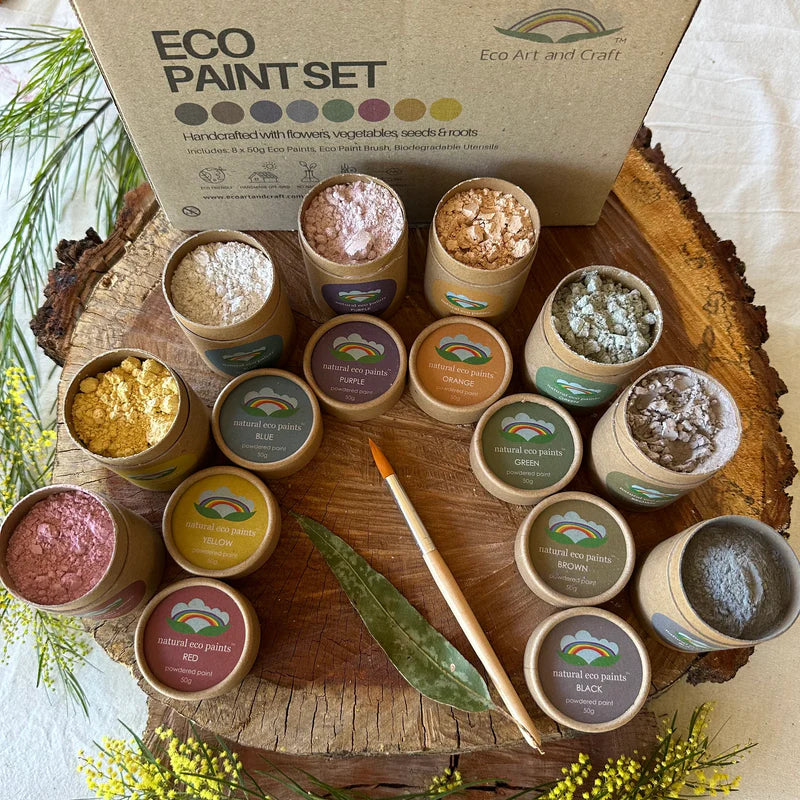 סט צבעים אקולוגים מלא - Eco Art and Craft - DIY