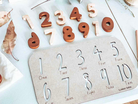 שבלונה - מספרים - Timber Tots