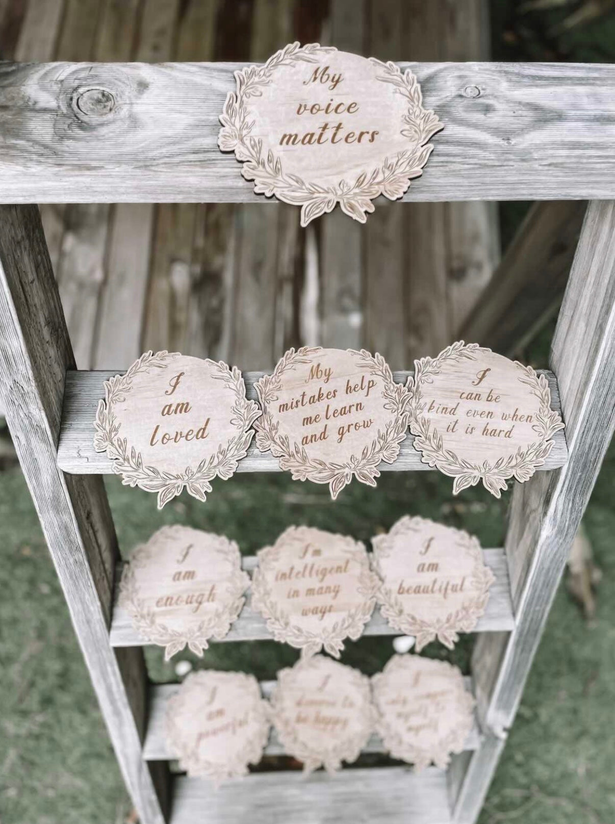 דיסקיות מעץ - הערכה עצמית - Timber Tots