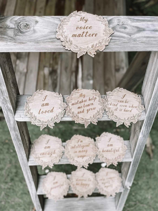 דיסקיות מעץ - הערכה עצמית - Timber Tots