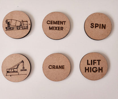 משחק זכרון - טרקטורים - Timber Tots