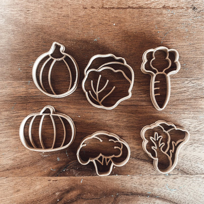 חותכנים לבצק משחק - ירקות - Kinfolk Pantry