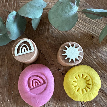 חותמות לבצק משחק - מזג אוויר - Eco Art and Craft