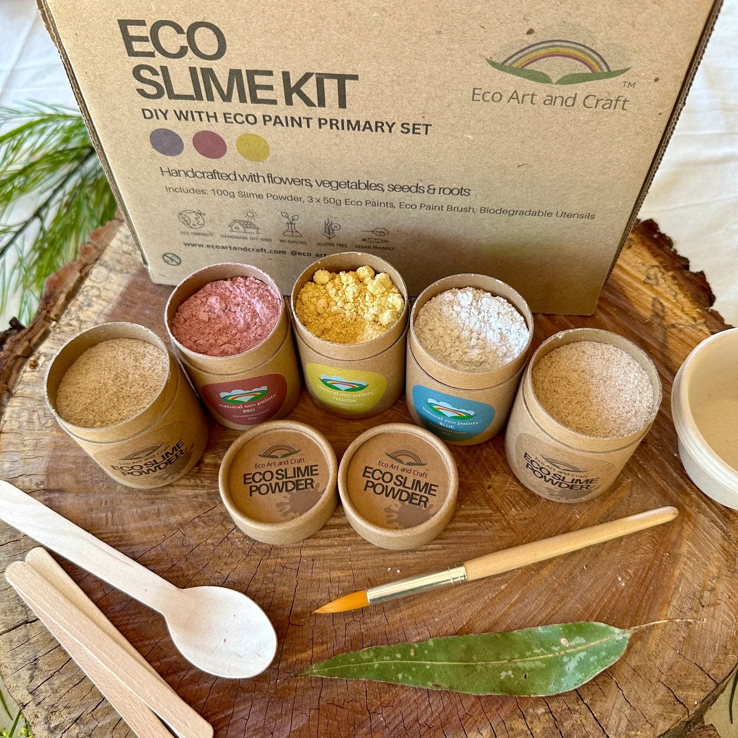 ערכת סליים אקולוגית - DIY - Eco Art and Craft