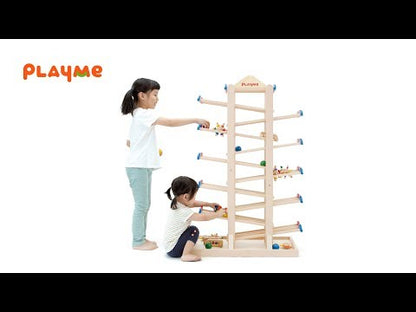 מדרון ענק וכפול מעץ - PlayMe Toys